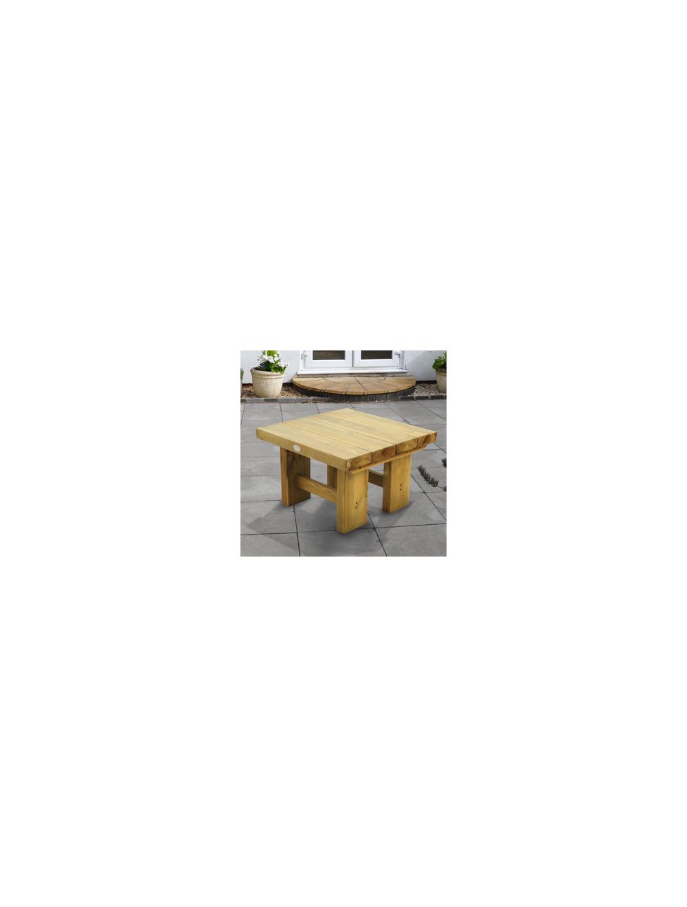 Forest Garden Forest Low Level Sleeper Table 0.7m Pressure Treated