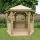 Forest 3m Hexagonal Gazebo with Timber Roof