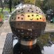 The Welton Moon and Stars Fire Pit Globe Fire Ball Stainless Steel 300mm