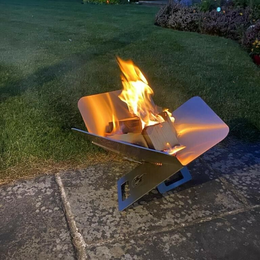 Stainless Steel Outdoor Flat Pack Fire Pit